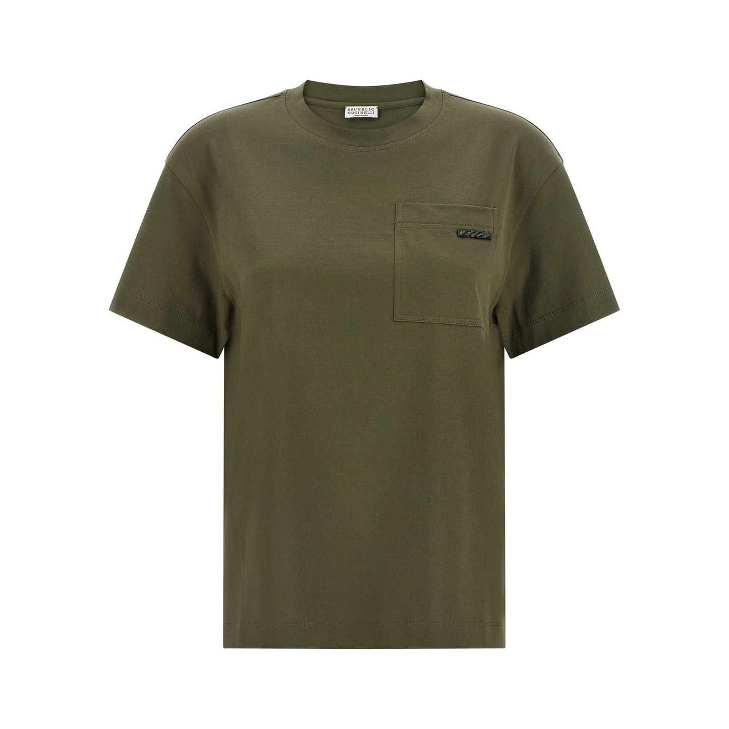 Brunello Cucinelli Bicolor Cotton T-Shirt