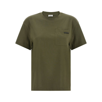 Brunello Cucinelli Bicolor Cotton T-Shirt