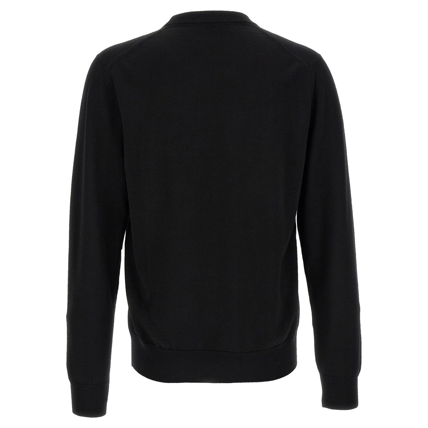 Dolce & Gabbana Black Virgin Wool Cardigan