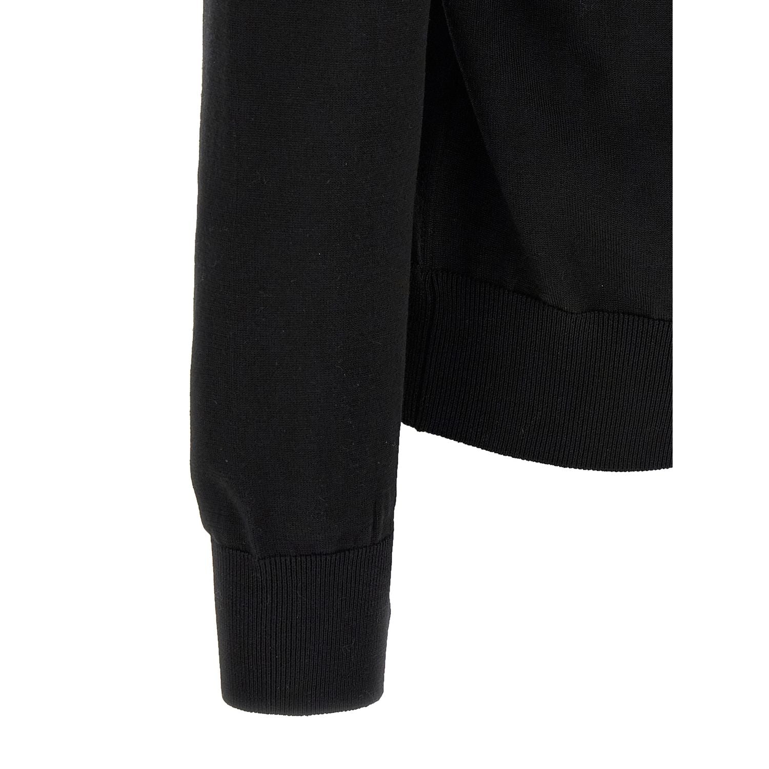 Dolce & Gabbana Black Virgin Wool Cardigan