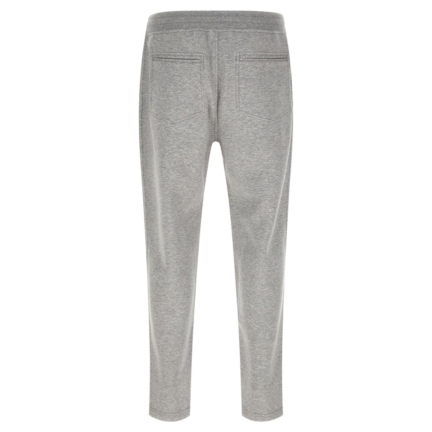 Brunello Cucinelli Gray Cotton Athletic Pants
