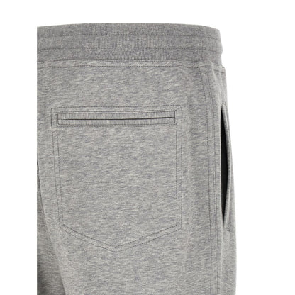 Brunello Cucinelli Gray Cotton Athletic Pants