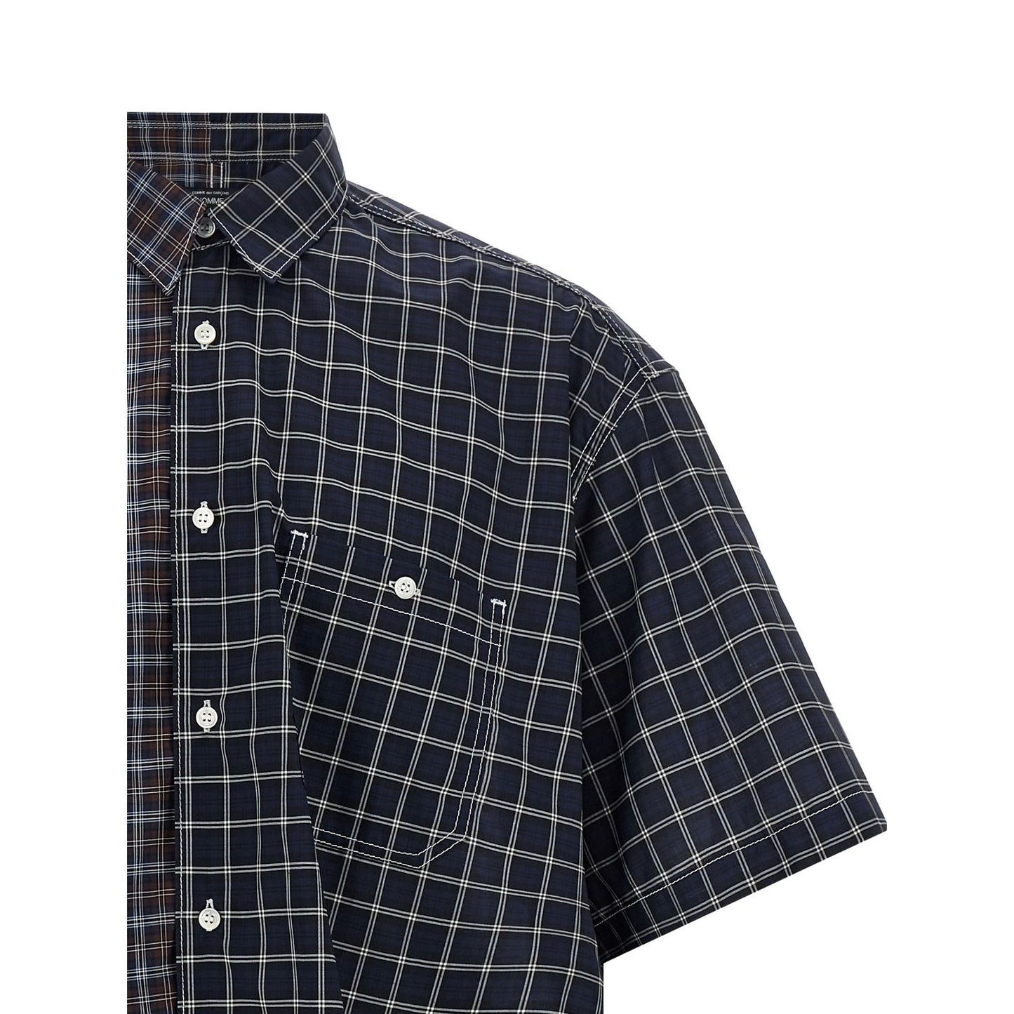 Comme Des Garçons Multicolor Cotton Blouse