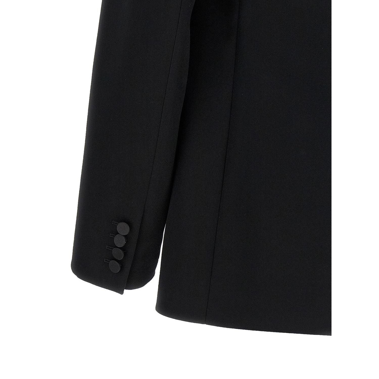 Saint Laurent Black Wool Blazer