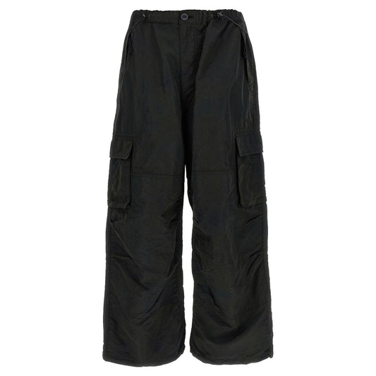 Comme Des Garçons Black Nylon Cargo Pants