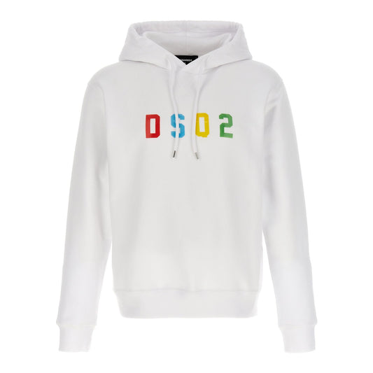 Dsquared² White Cotton Sweatshirt
