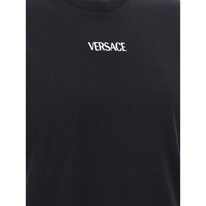 Versace Black Cotton T-Shirt