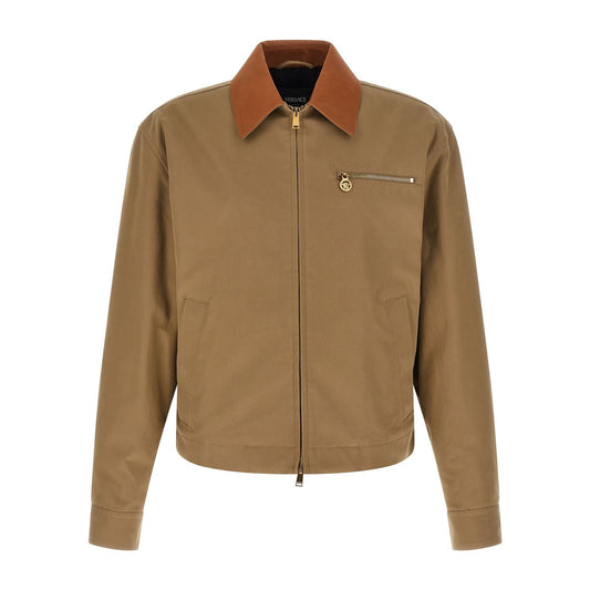 Versace Beige Cotton Jacket