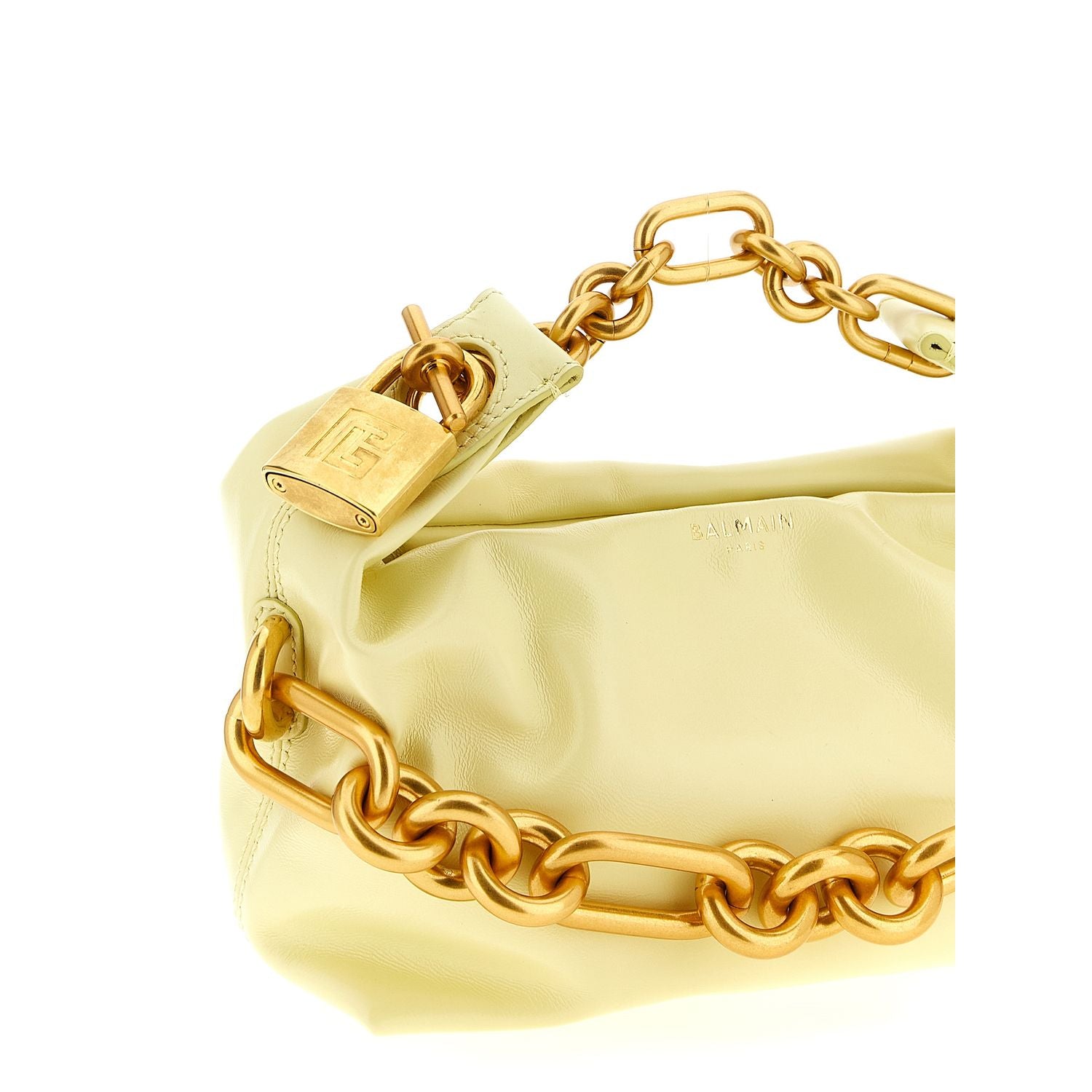 Balmain Bicolor Calfskin Handbag