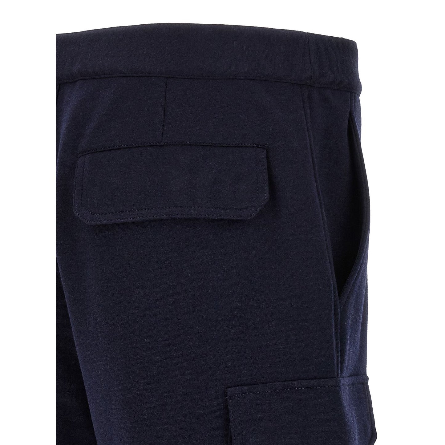Brunello Cucinelli Blue Cotton Bermuda Shorts