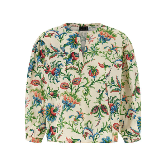 Etro Multicolor Cotton Blouse