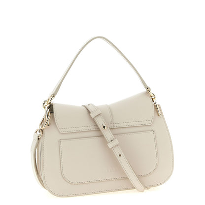 Furla Beige Calfskin Shoulder Bag