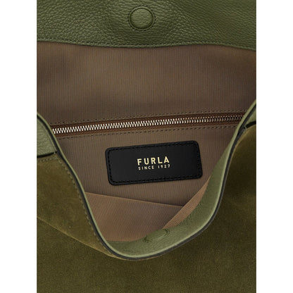Furla Bicolor Calfskin Shoulder Bag