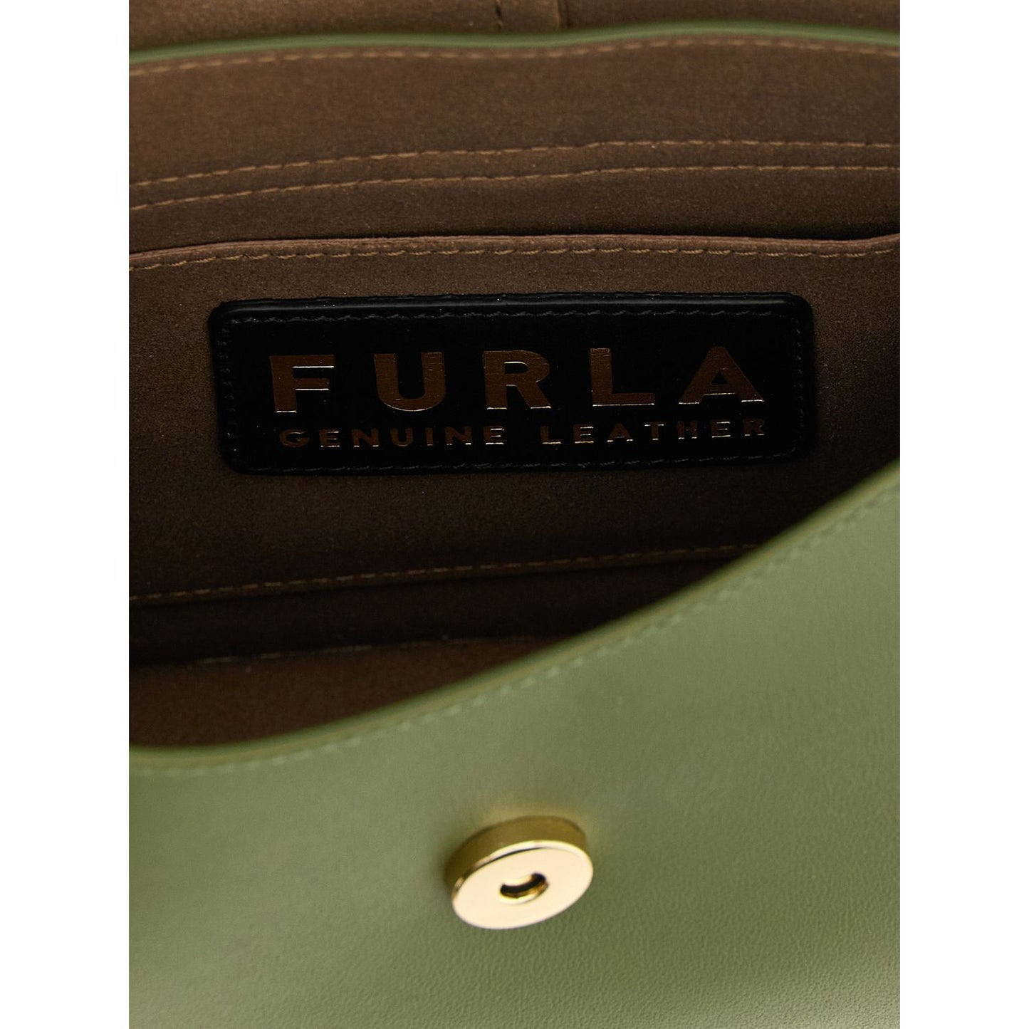 Furla Bicolor Calfskin Shoulder Bag