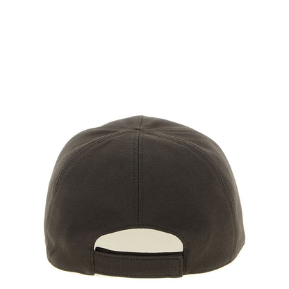 Rick Owens Brown Cotton Cap (Baseball Hat)