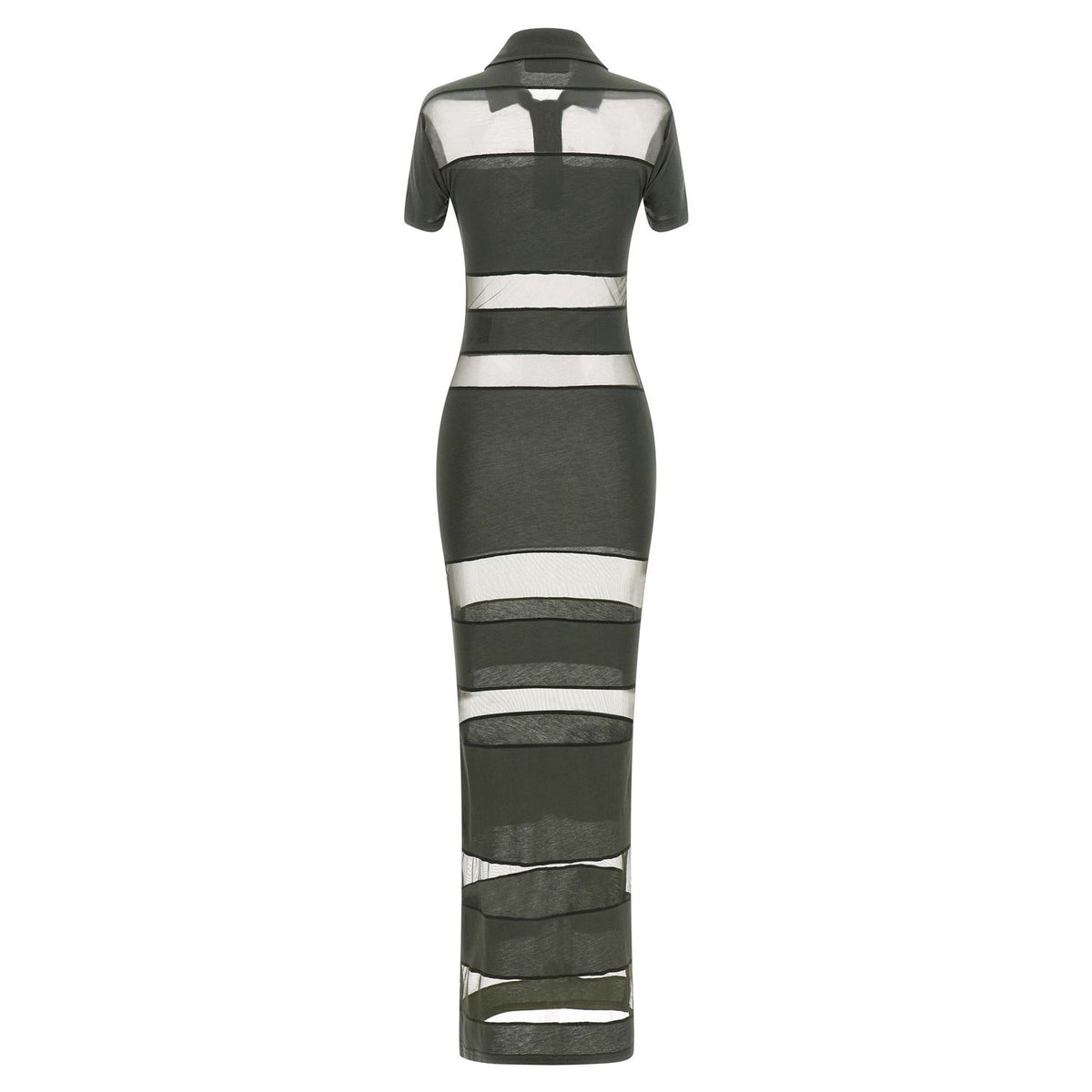 Coperni Bicolor Cotton Long Dress