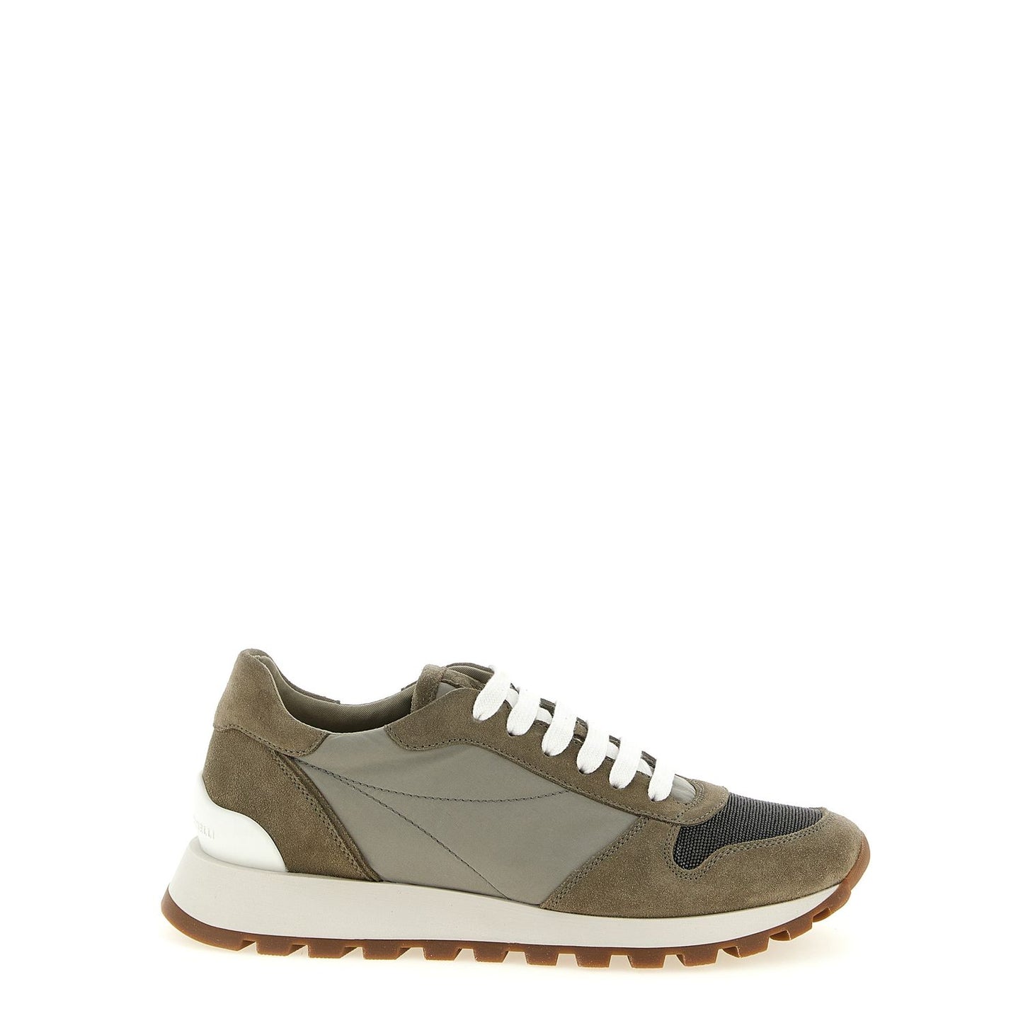 Brunello Cucinelli Bicolor Polyester Athletic Sneakers