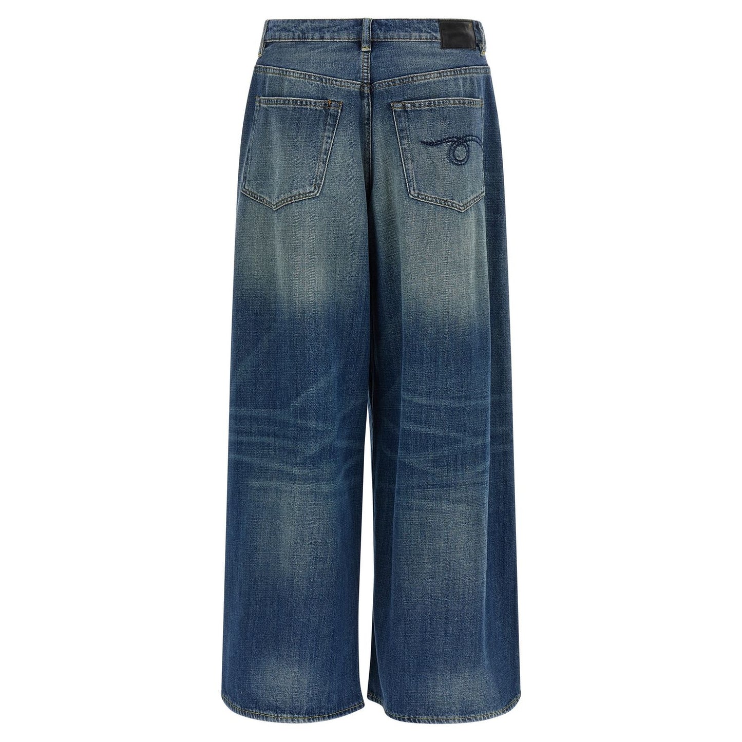 R13 Blue Cotton Jeans Denim