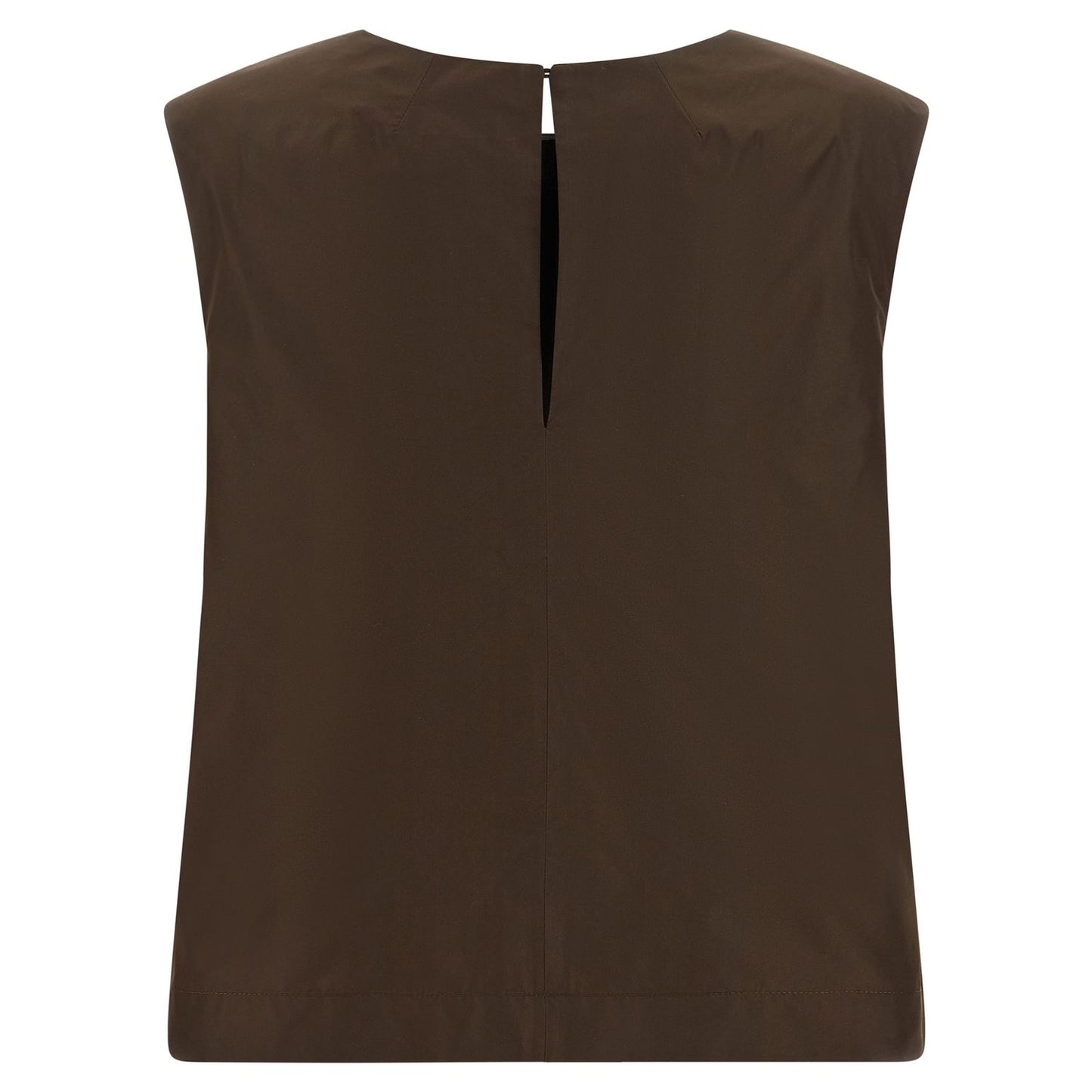P.A.R.O.S.H. Brown Polyester Shirt