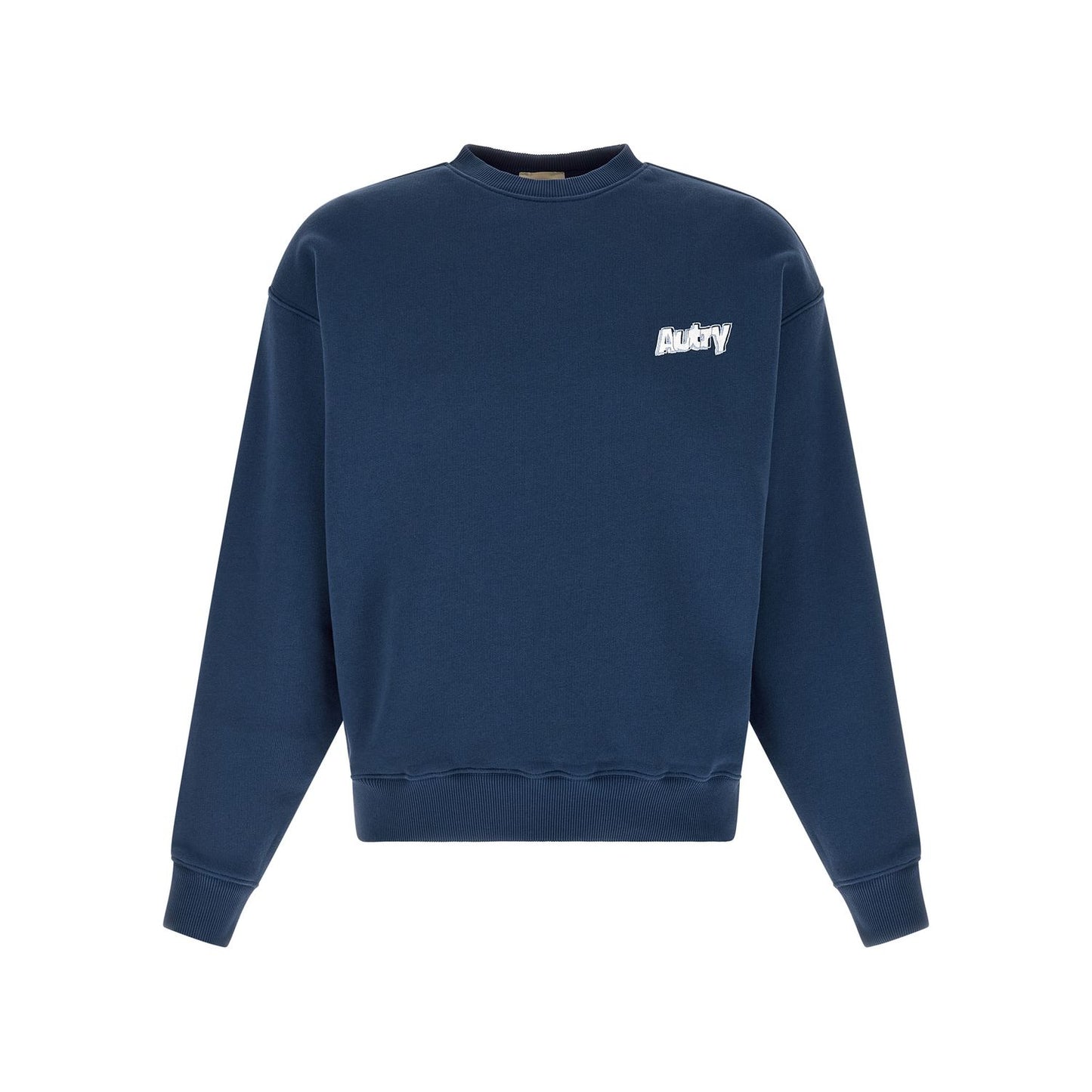 Autry Blue Cotton Sweatshirt