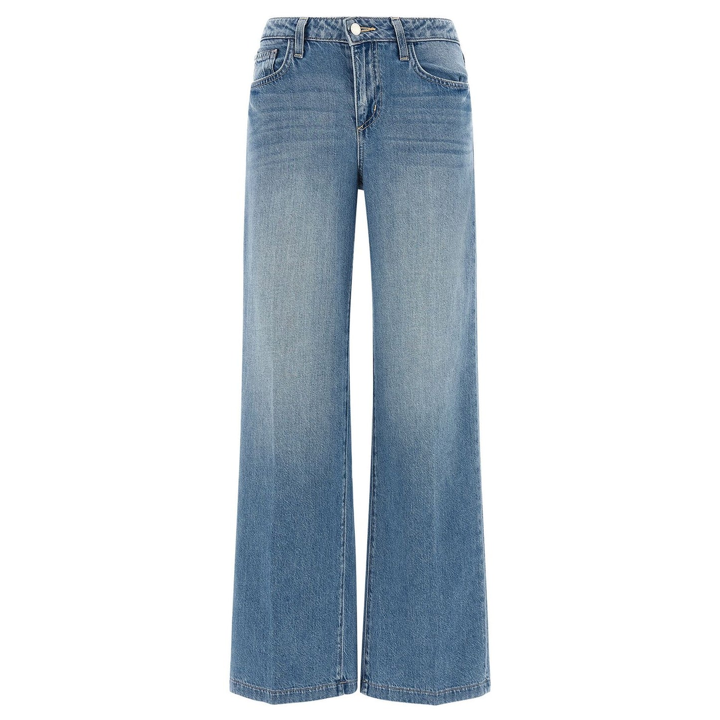 L'Agence Blue Cotton Jeans Denim