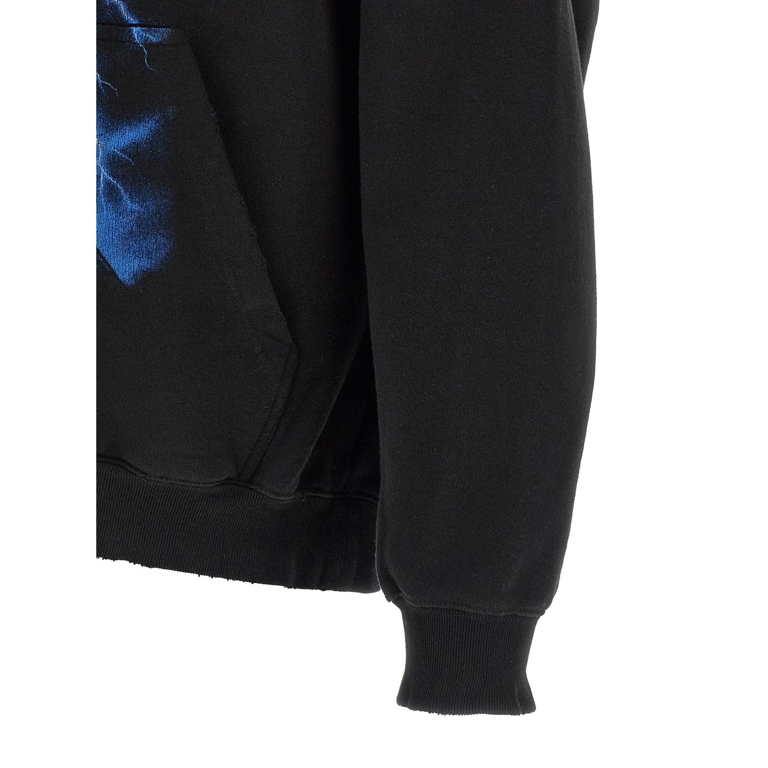 Balenciaga Black Cotton Sweatshirt