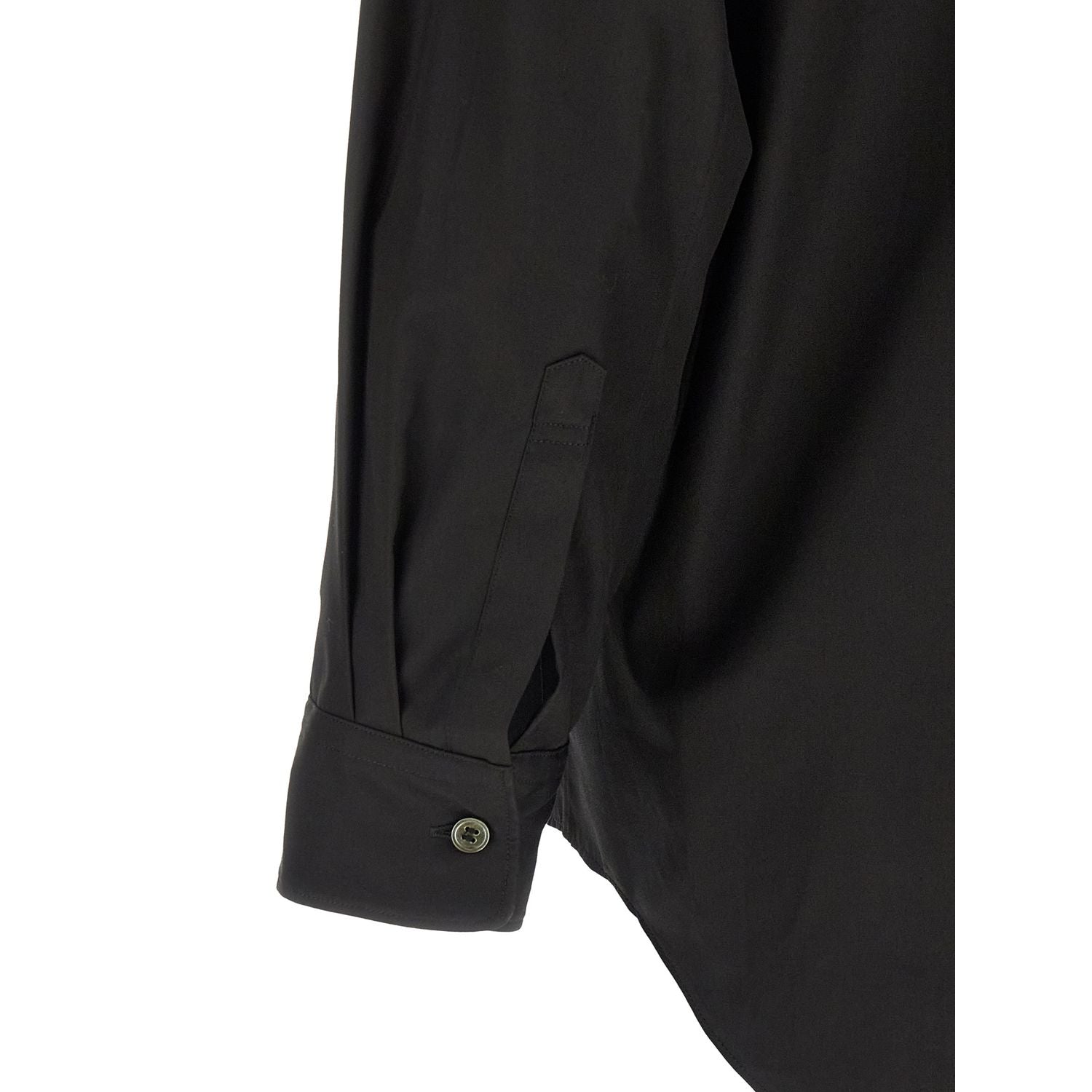 Comme Des Garçons Black Cotton Blouse