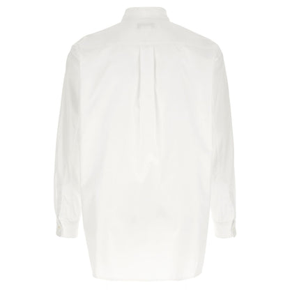 Comme Des Garçons White Cotton Blouse