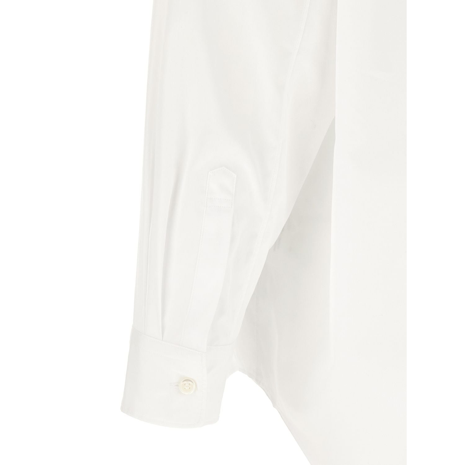 Comme Des Garçons White Cotton Blouse