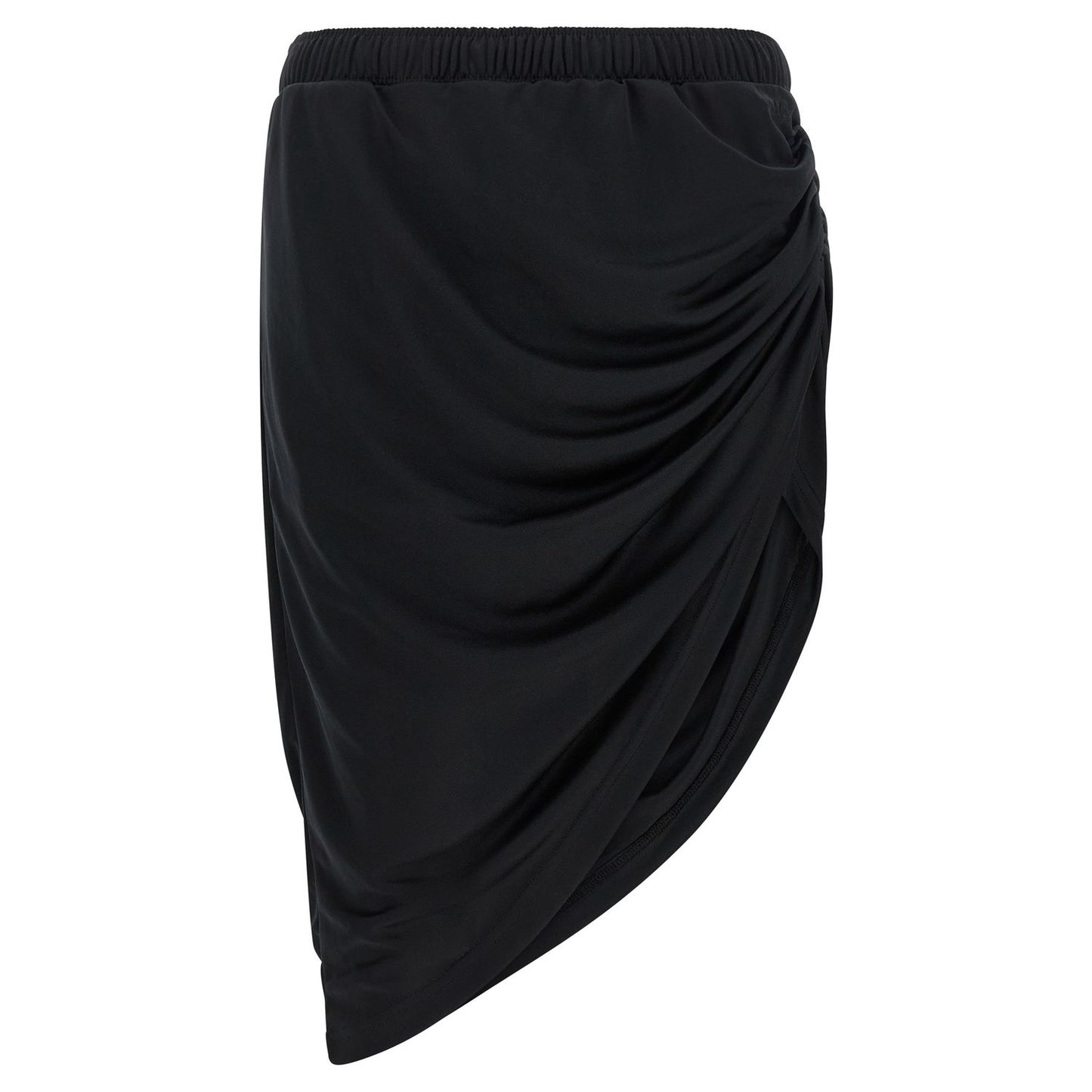 Courrèges Black Polyester Long Skirt