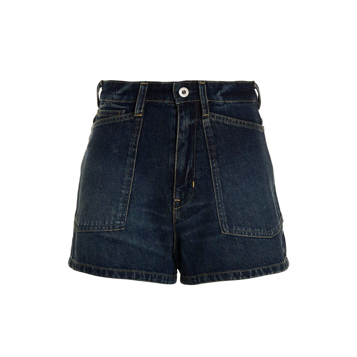 Kenzo Blue Cotton Bermuda Shorts