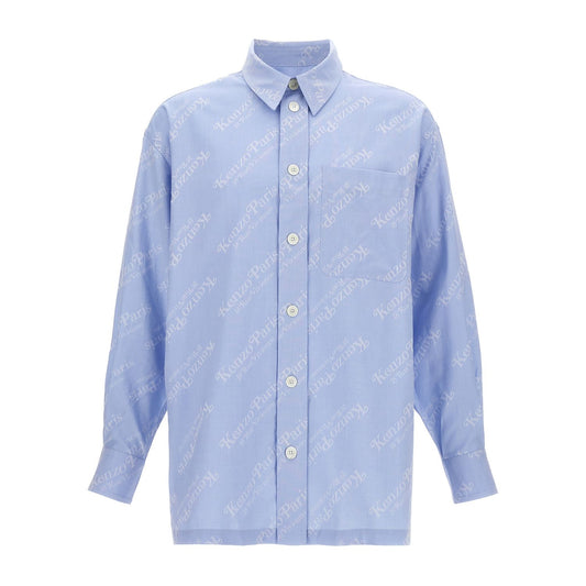 Kenzo Blue Cotton Blouse