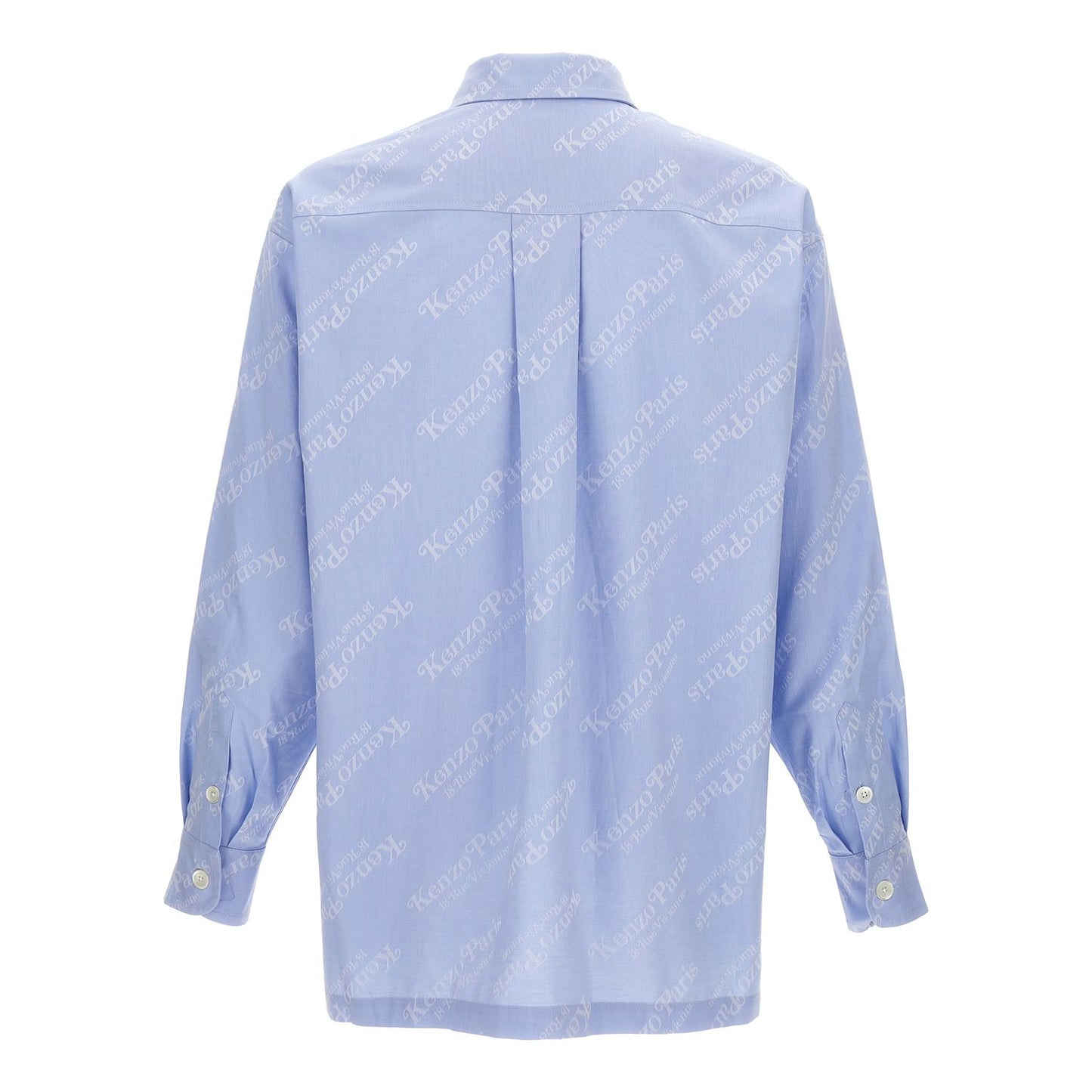 Kenzo Blue Cotton Blouse