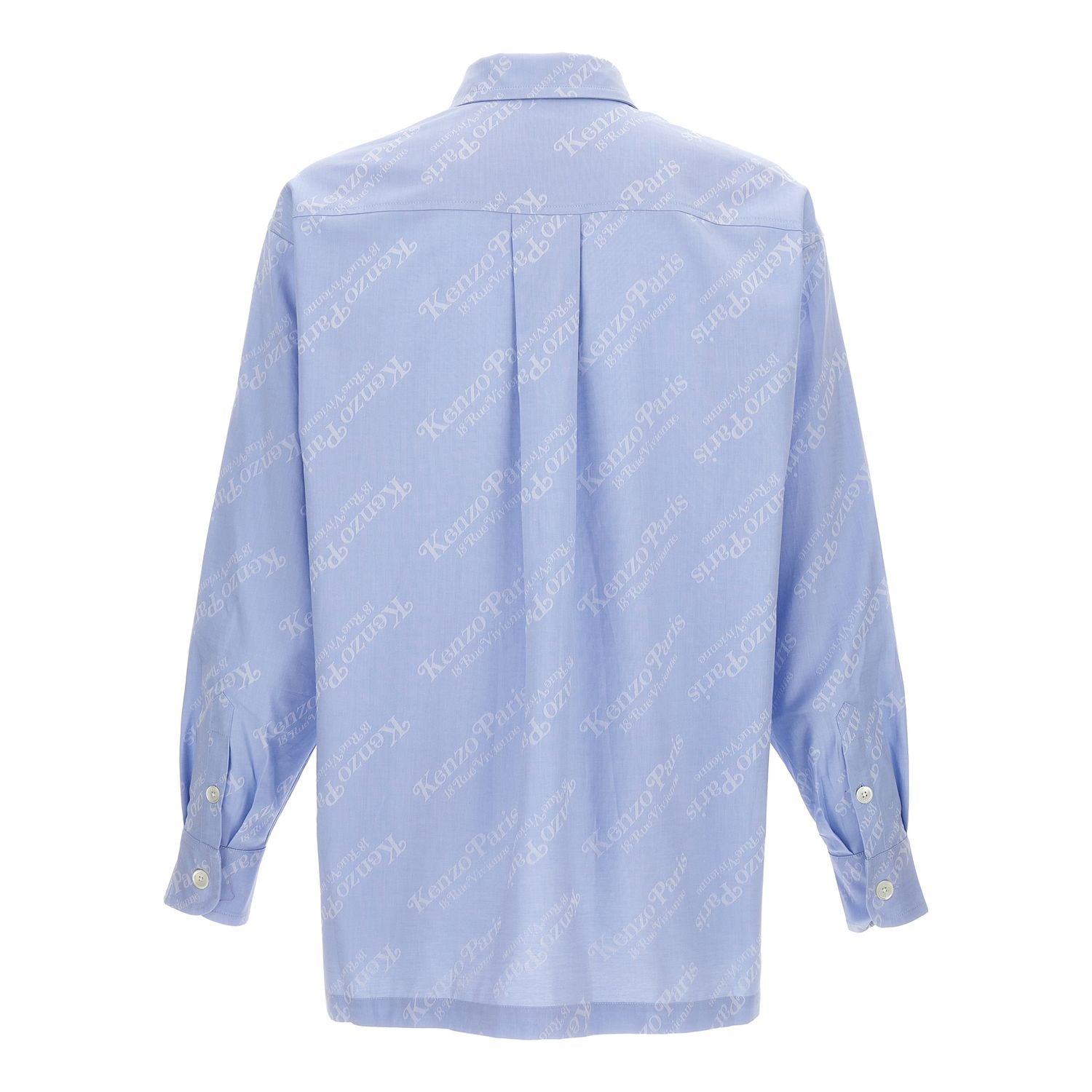 Kenzo Blue Cotton Blouse