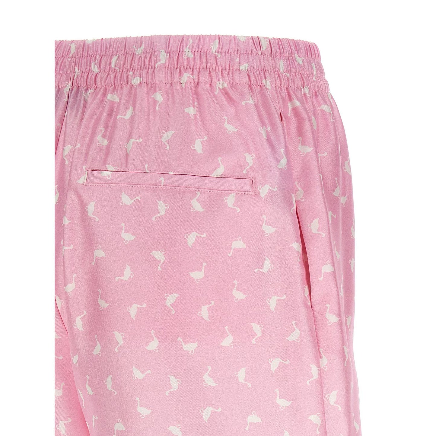 Moschino Multicolor Silk Bermuda Shorts