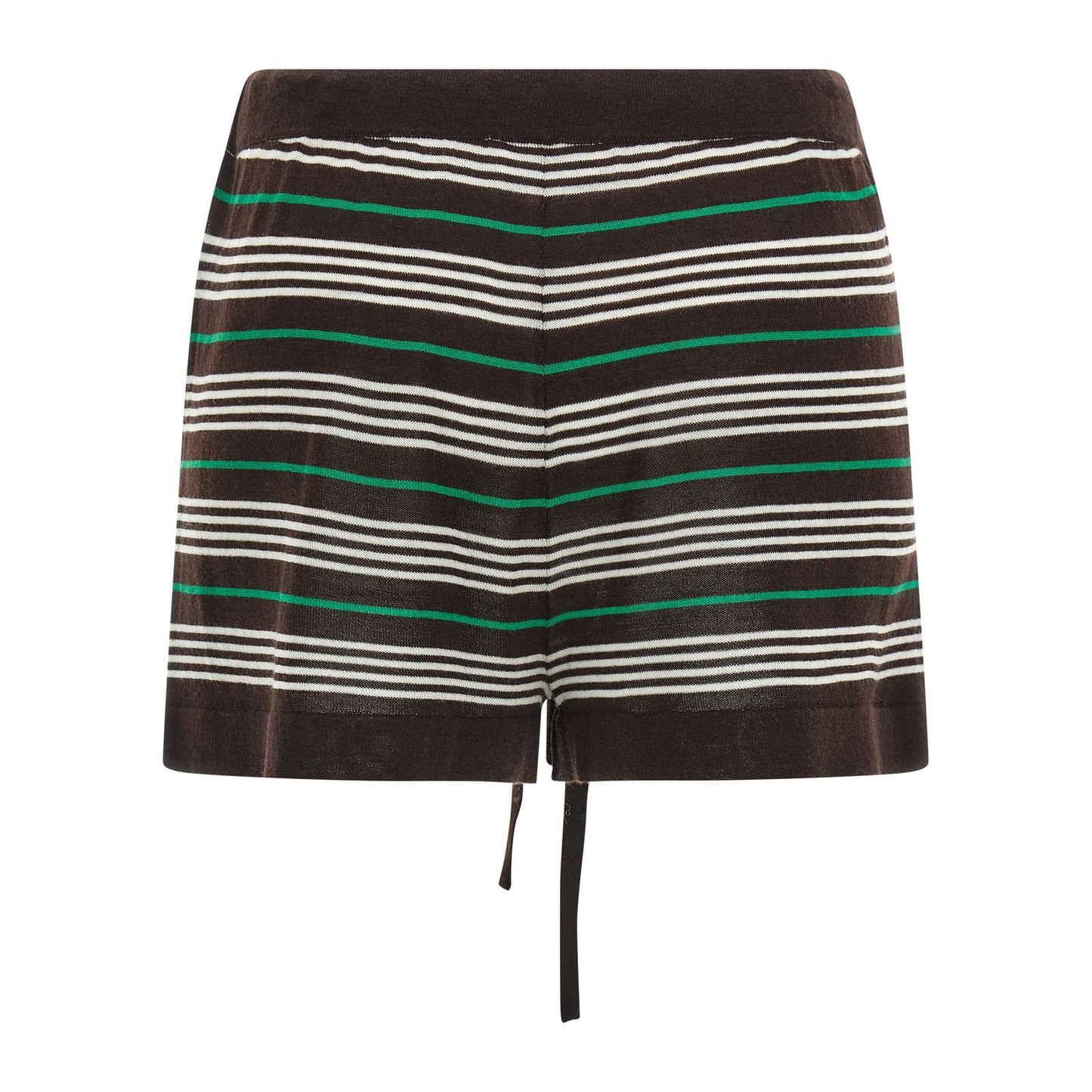 P.A.R.O.S.H. Brown Wool Bermuda Shorts