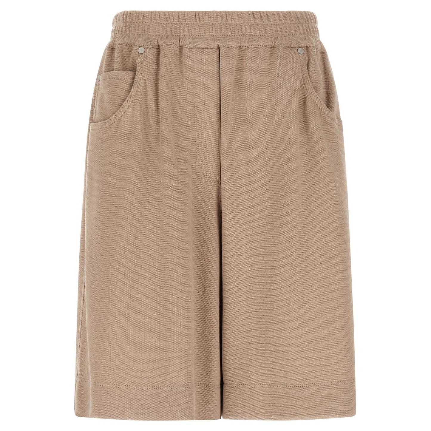 Brunello Cucinelli Brown Cotton Bermuda Shorts