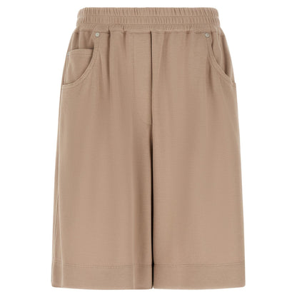 Brunello Cucinelli Brown Cotton Bermuda Shorts