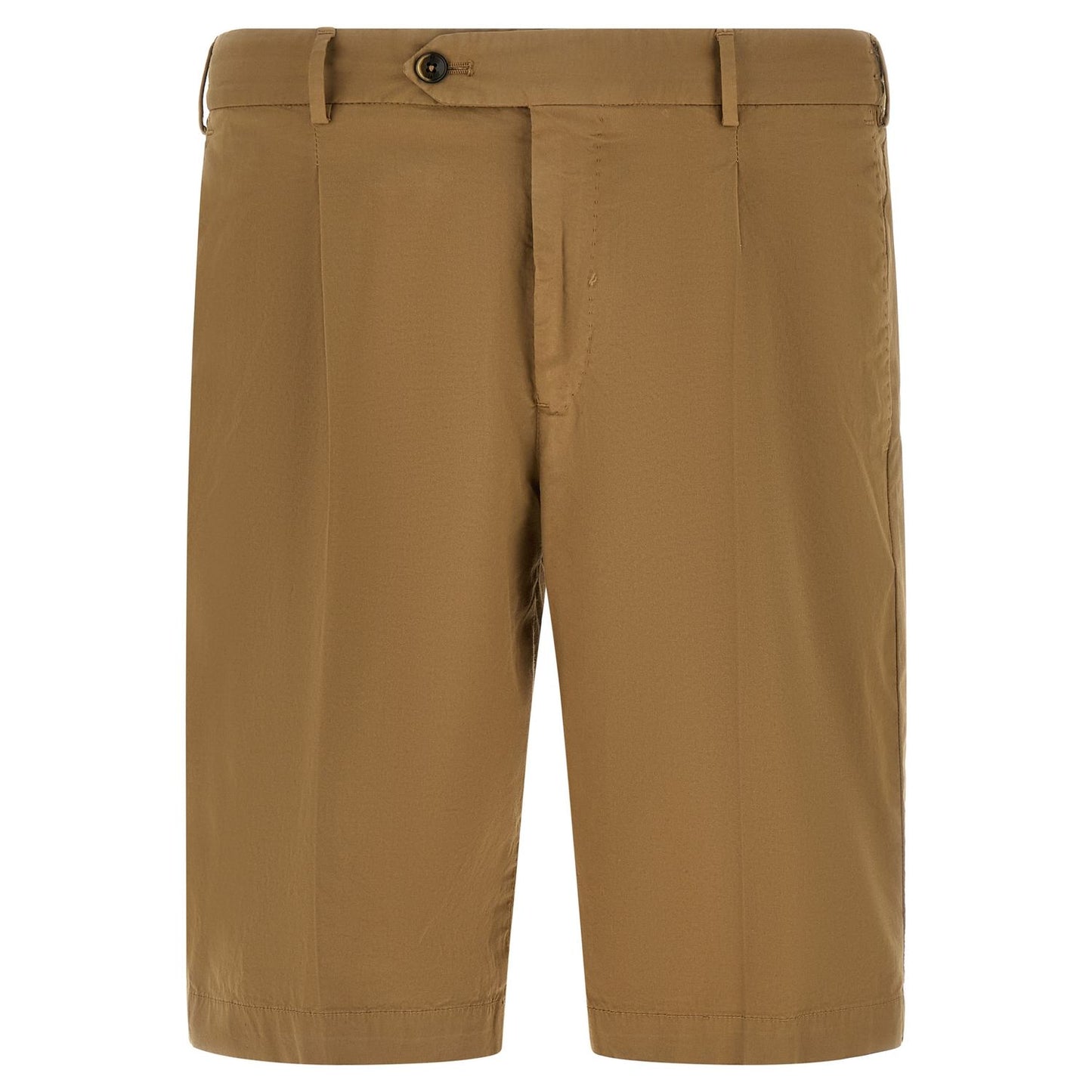 PT Torino Beige Cotton Bermuda Shorts