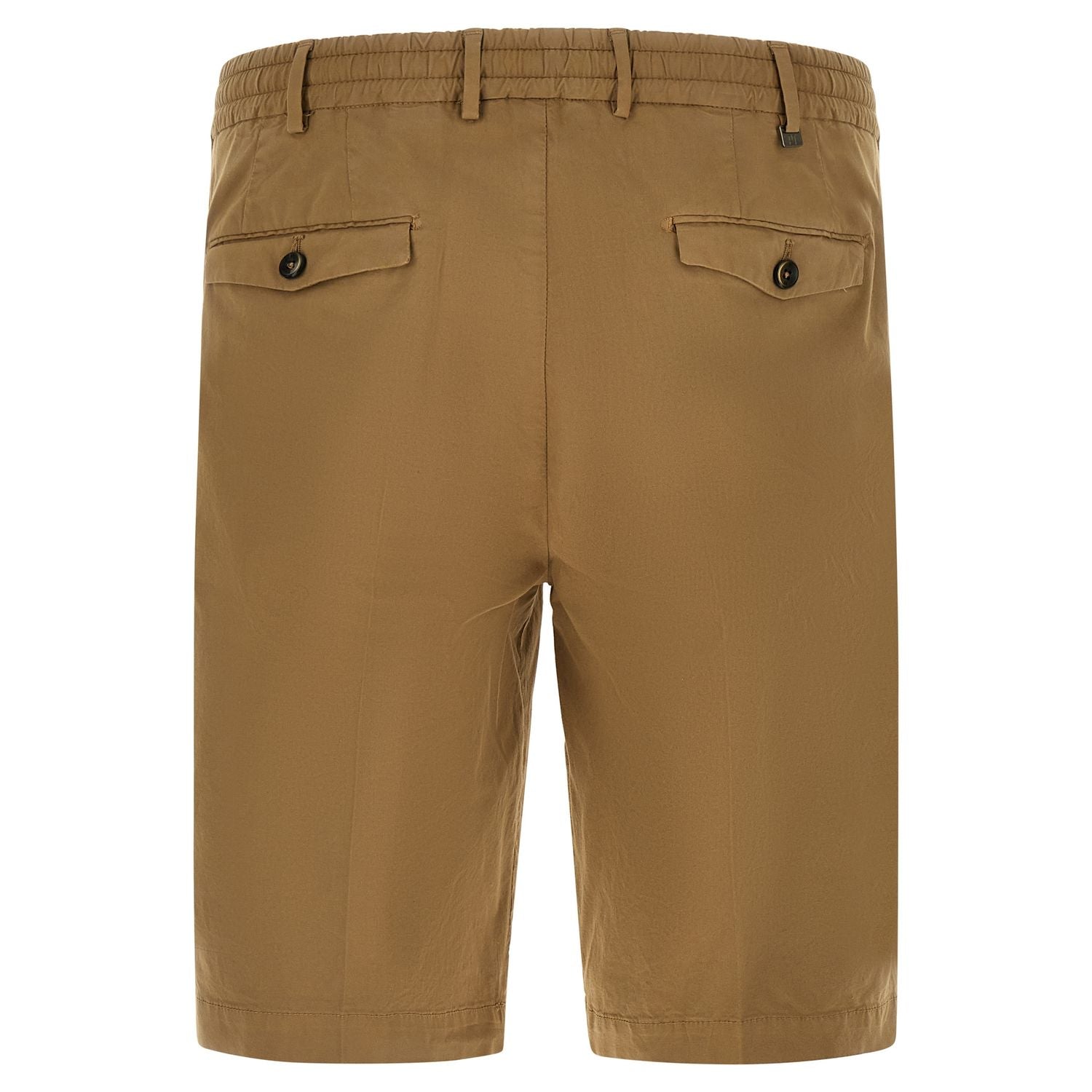 PT Torino Beige Cotton Bermuda Shorts
