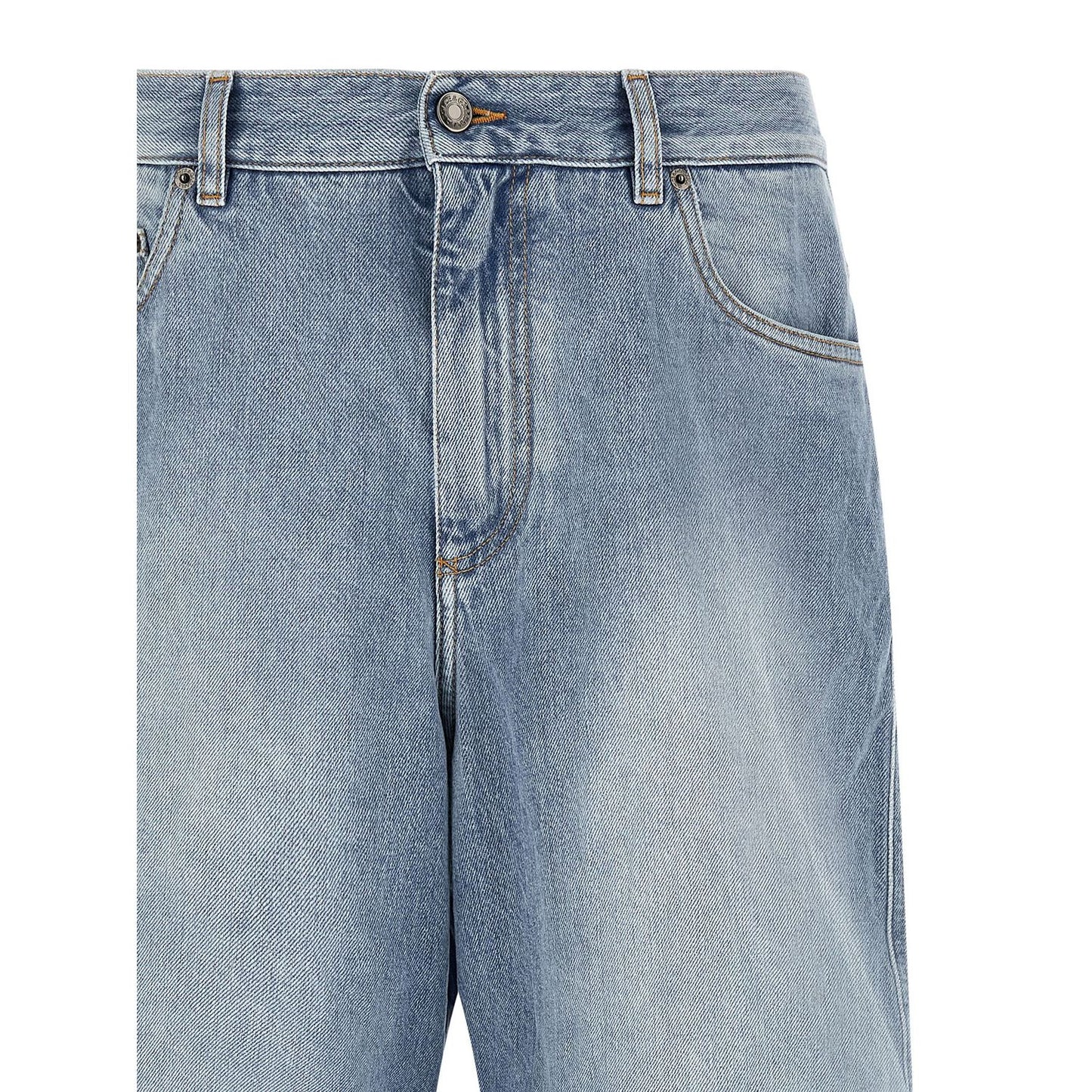 Dolce & Gabbana Blue Cotton Bermuda Shorts
