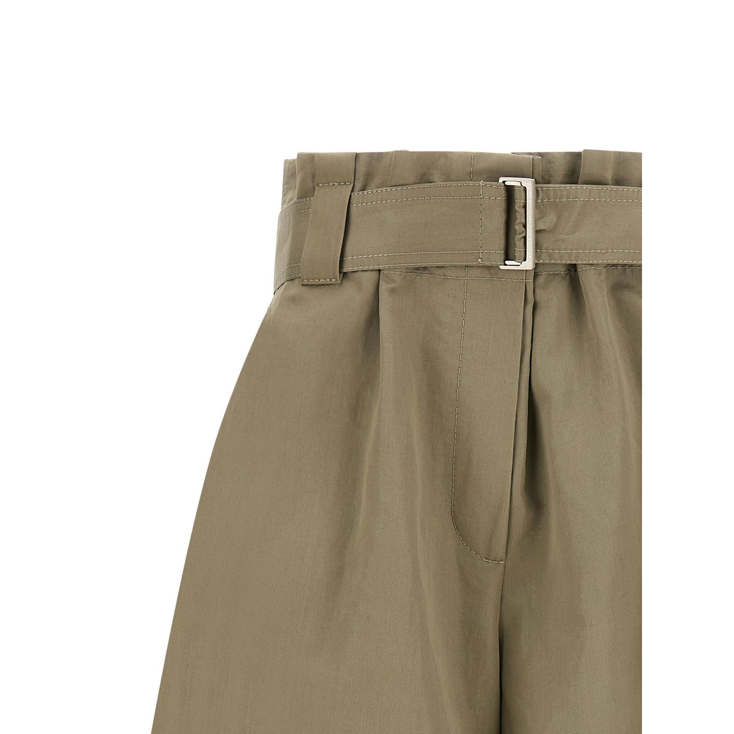 Brunello Cucinelli Bicolor Cotton Bermuda Shorts
