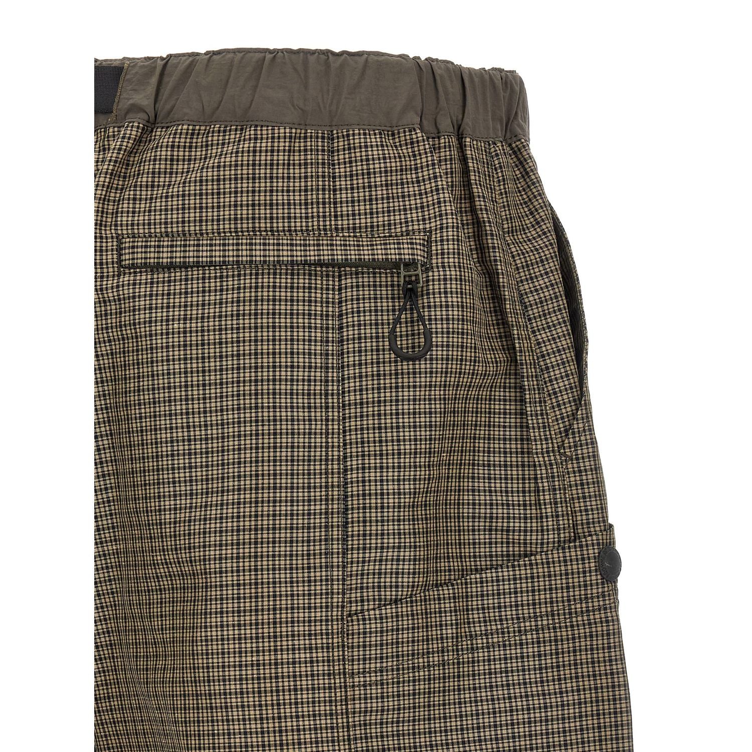 Comme Des Garçons Bicolor Linen Bermuda Shorts