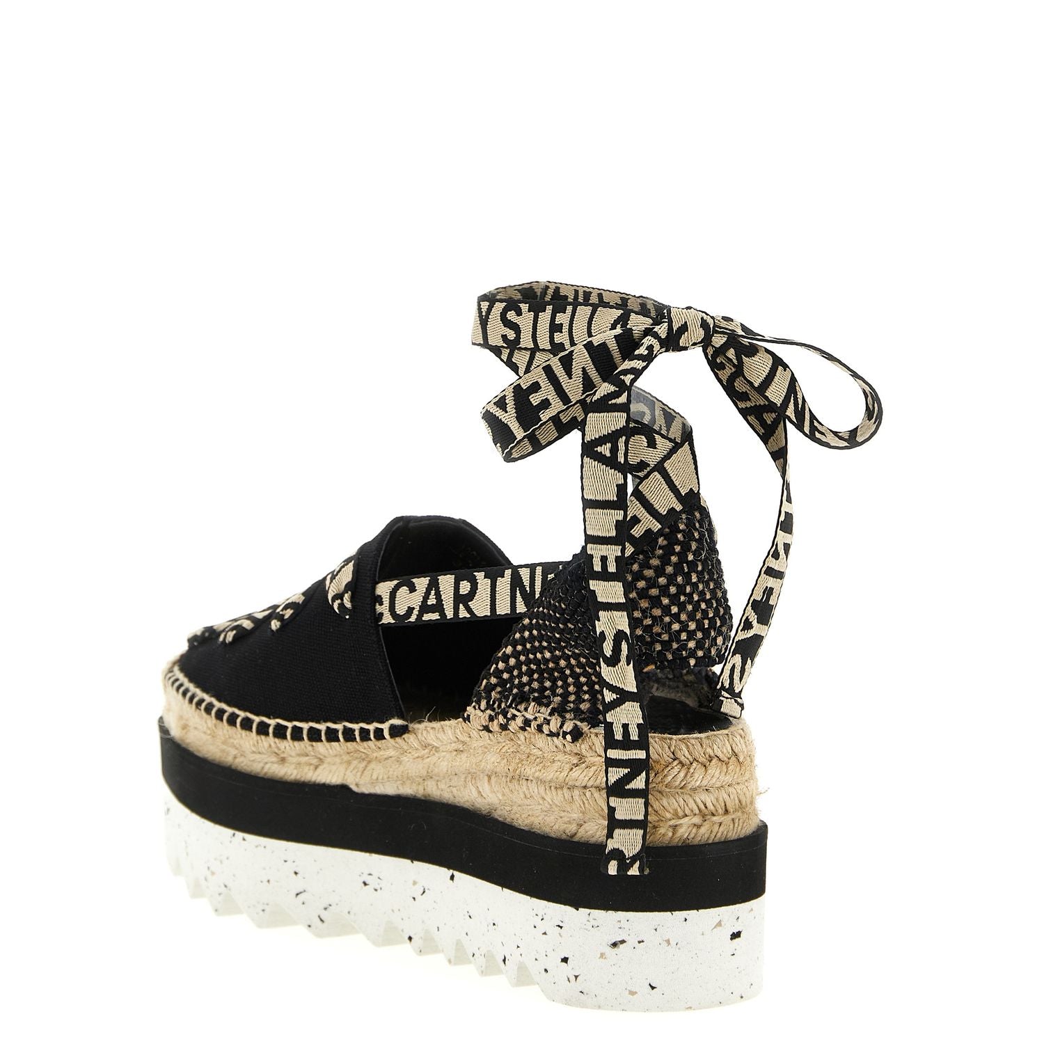 Stella McCartney Multicolor Cotton Wedge Sandals