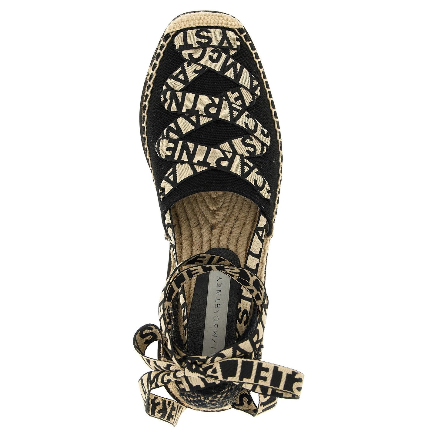 Stella McCartney Multicolor Cotton Wedge Sandals