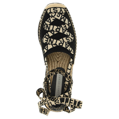Stella McCartney Multicolor Cotton Wedge Sandals