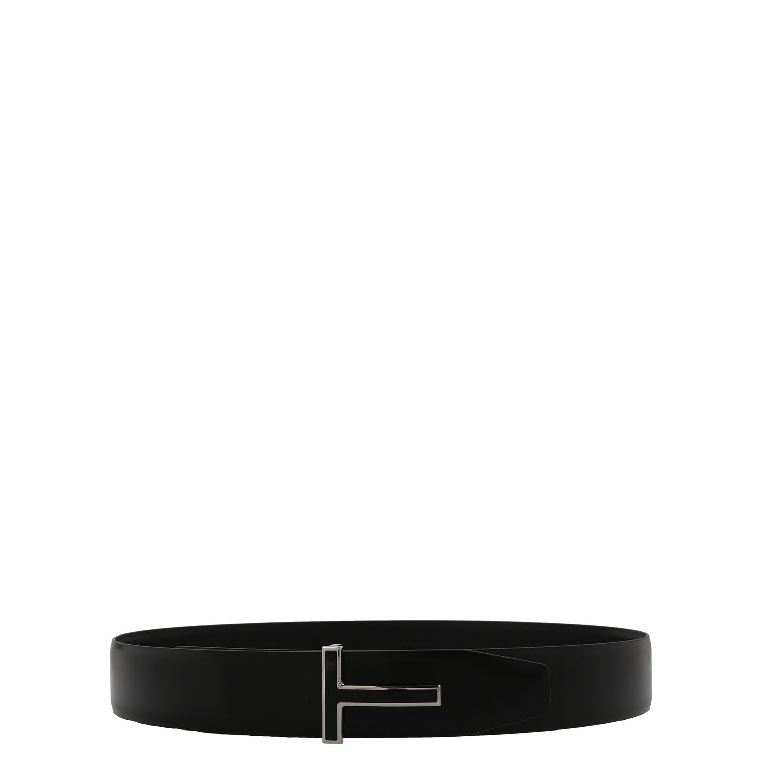 Tom Ford Black Calfskin Regular Belt