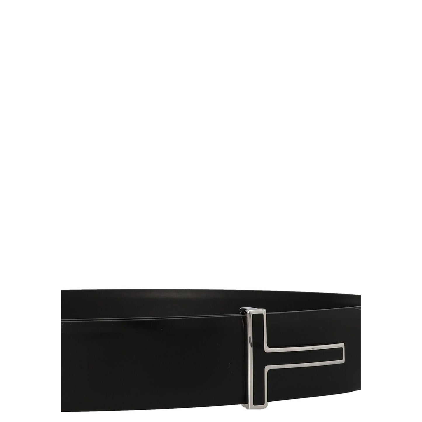 Tom Ford Black Calfskin Regular Belt
