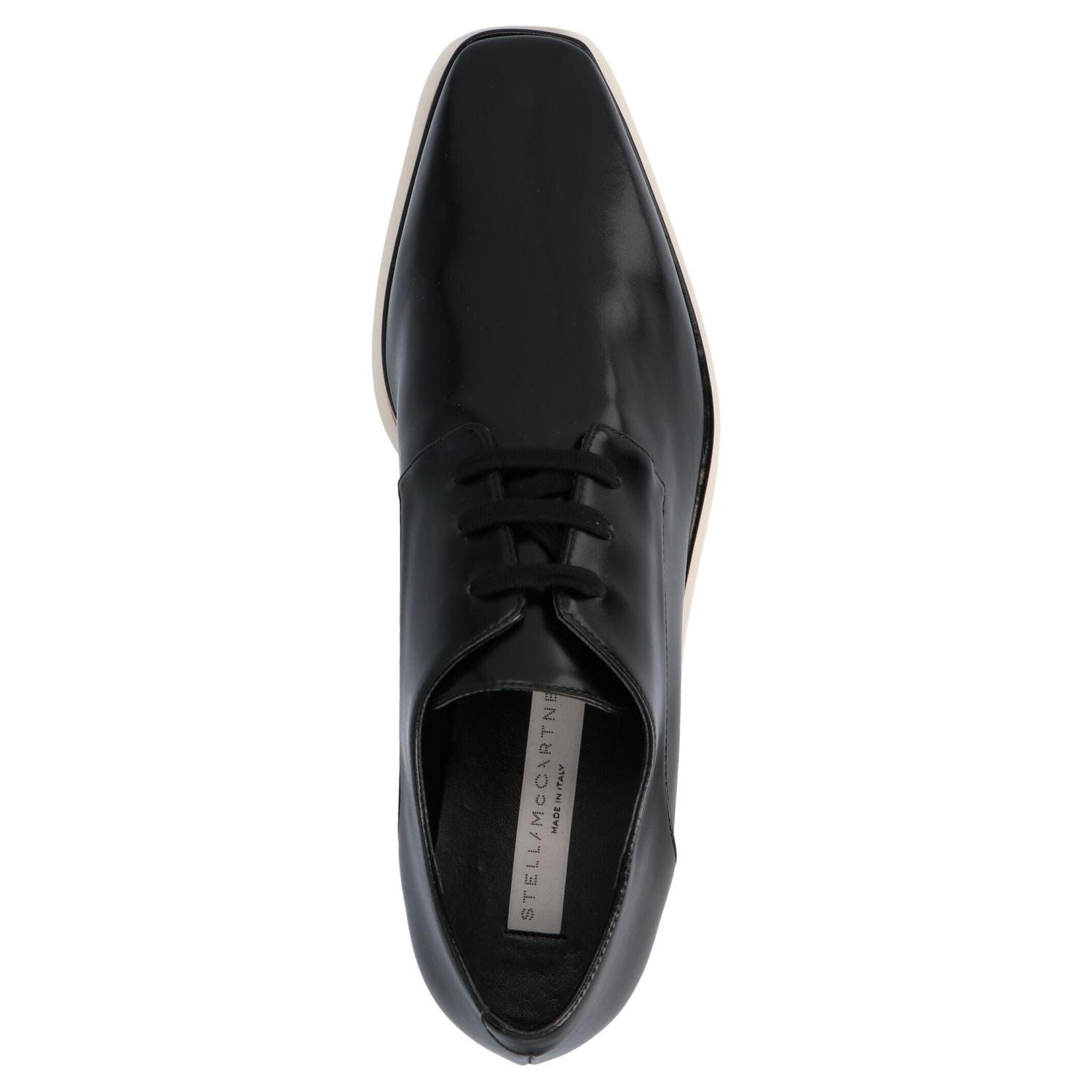 Stella McCartney Black Polyethylene Wedge Sandals