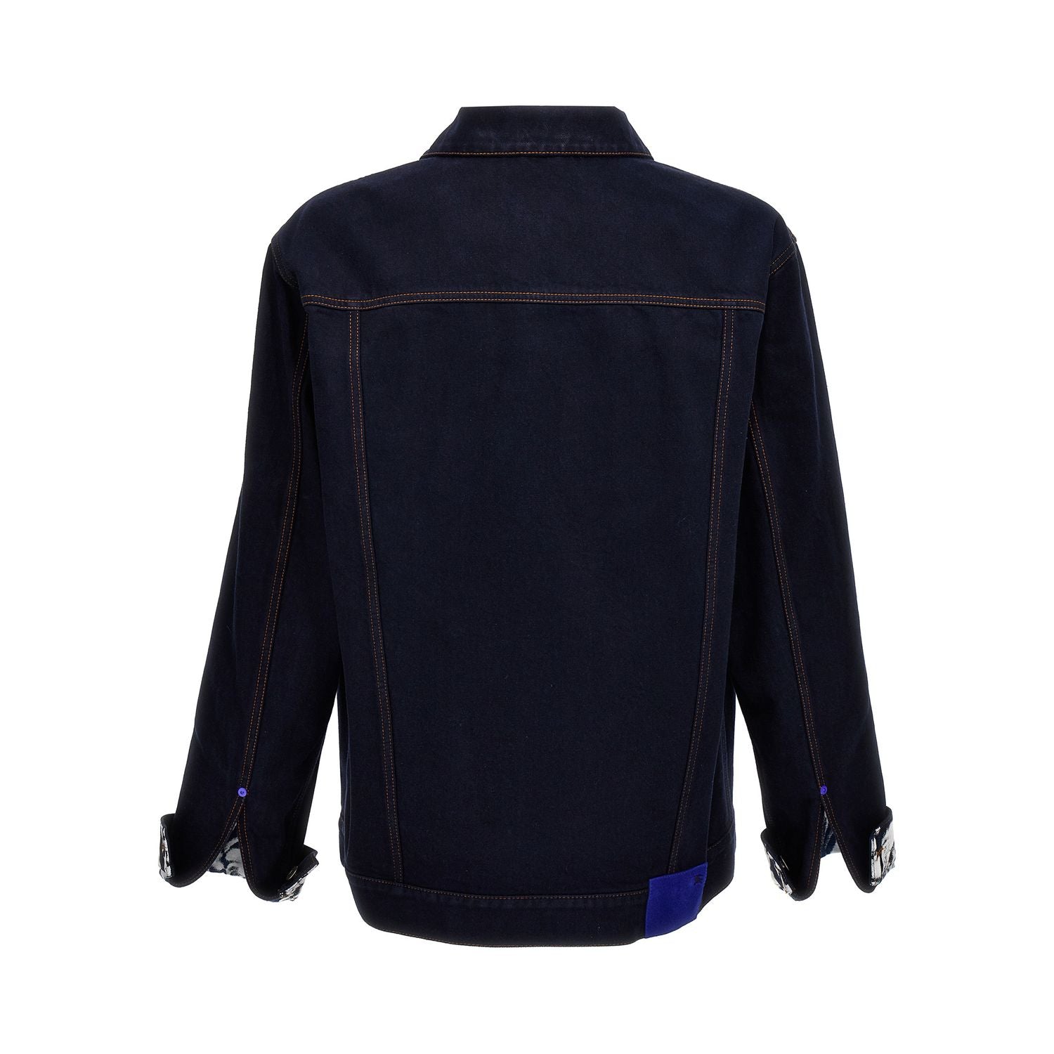 Burberry Blue Cotton Denim Jacket